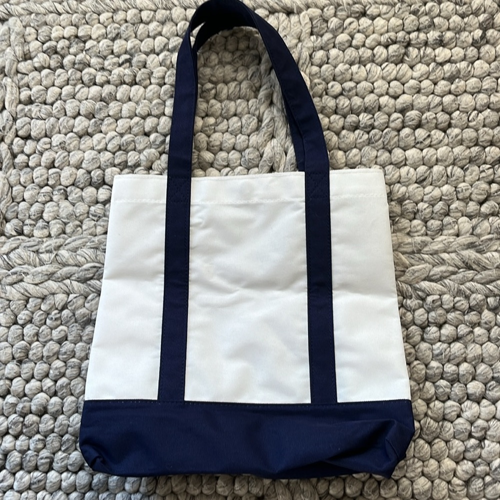 Seaside white canvas tote - never used - Picture 3 of 7